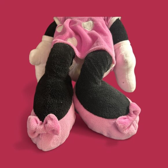 Disney Minnie Mouse Plush Doll 24" Pink Polka Dot Dress Bow Soft Stuffed Toy Bla - Picture 6 of 8